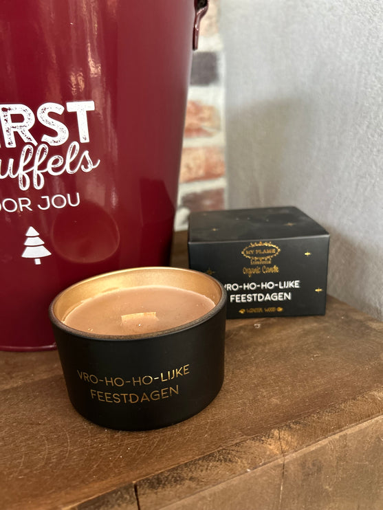 Cadeau Emmer L Kerst Kerstknuffels met Kerstboompje en Kaars van MY FLAME