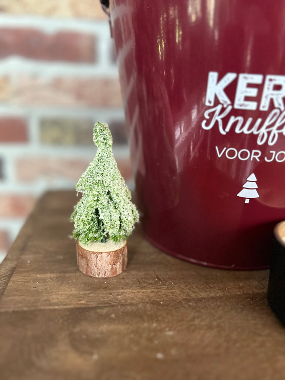 Cadeau Emmer L Kerst Kerstknuffels met Kerstboompje en Kaars van MY FLAME