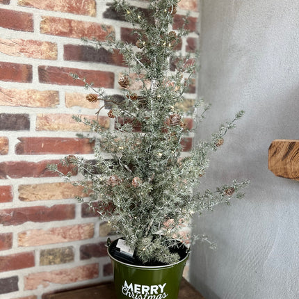 Blikken emmer compleet met boom 7