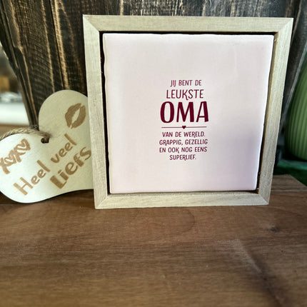 Liefs in een lijstje - Oma
