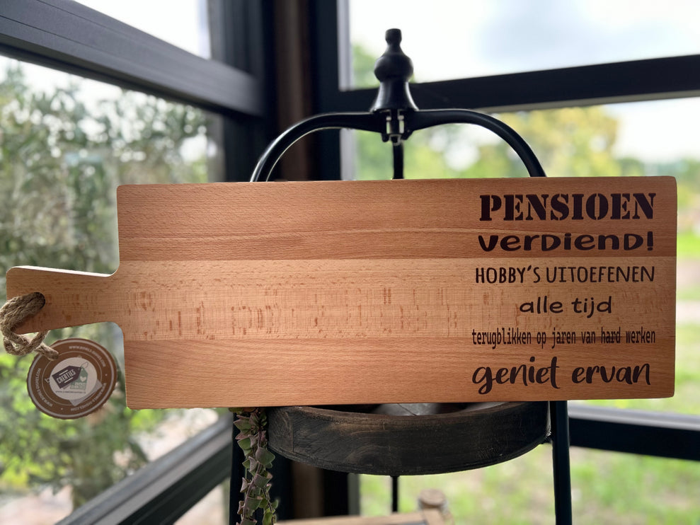Serveerplank  Pensioen