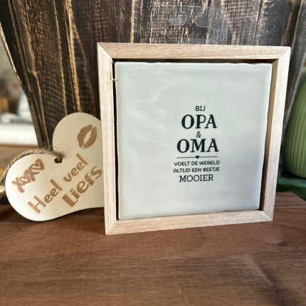 Liefs in een lijstje - Opa en Oma