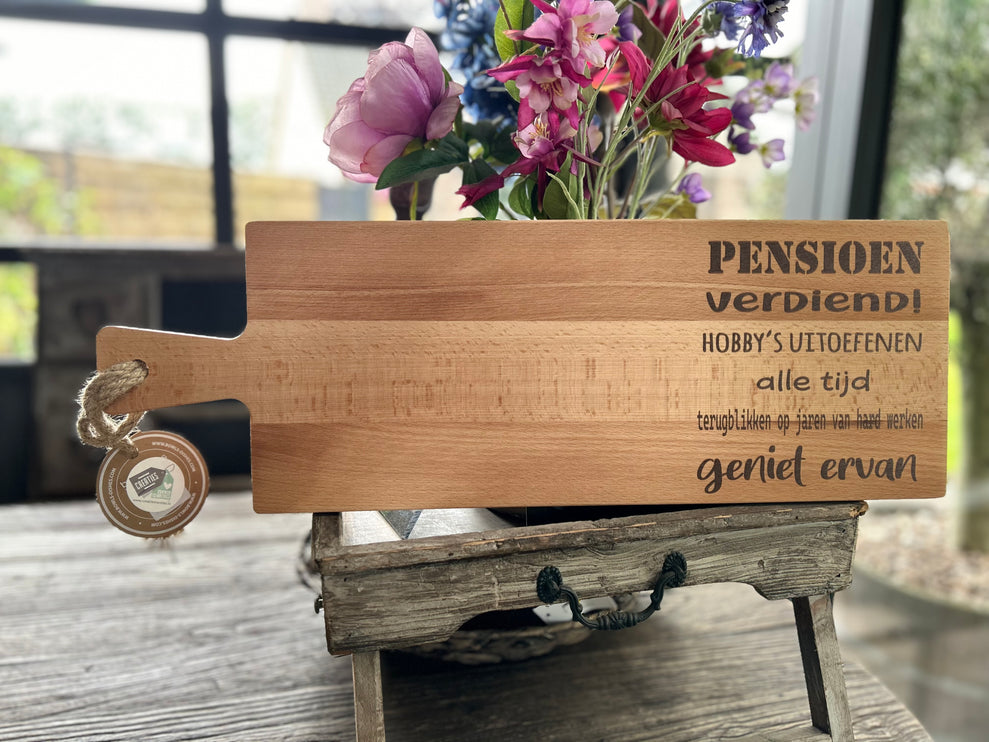 Serveerplank  Pensioen