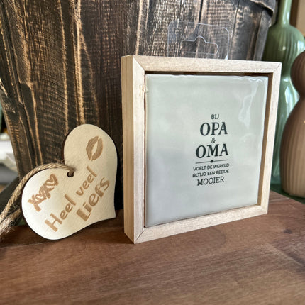 Liefs in een lijstje - Opa en Oma