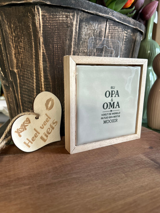 Liefs in een lijstje - Opa en Oma