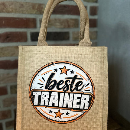 Jute tas met hengsel-Beste Trainer