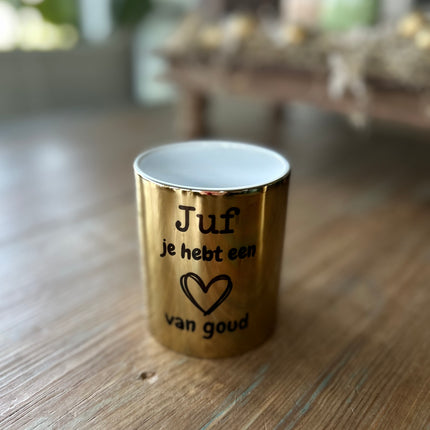 Mok Goud - Juf