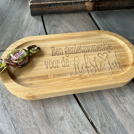 Serveertray S Een genietmomentje voor de liefste juf
