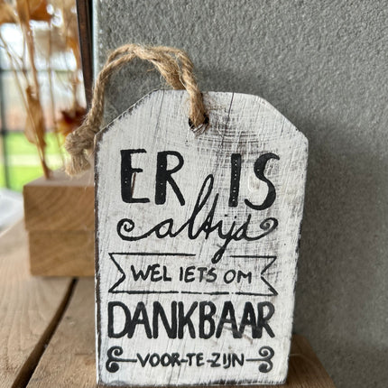 Hangertje Dankbaar