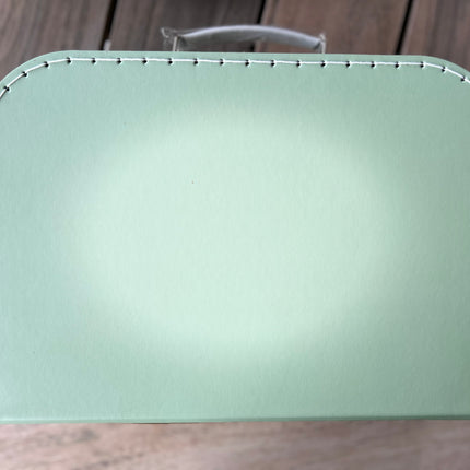 Koffertje Groen met eigen personalisering