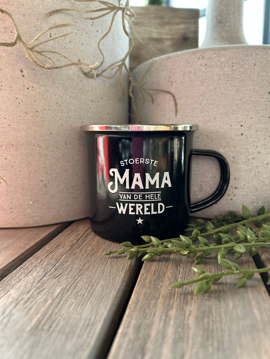 Emaille mok Mama