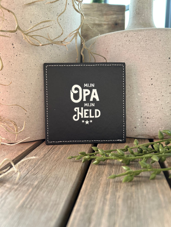 Onderzetter Opa - Kunstleer