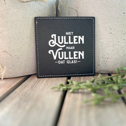 Onderzetter Lullen - Kunstleer