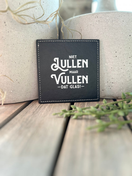 Onderzetter Lullen - Kunstleer