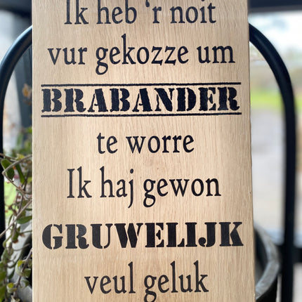 Tekstbord Brabander