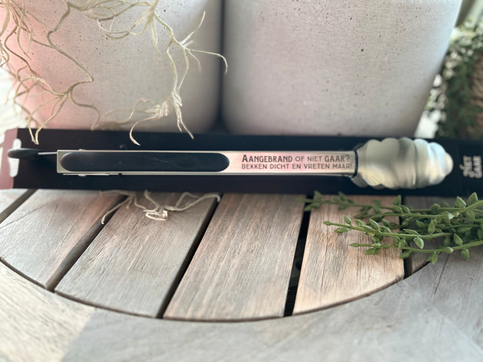 BBQ tang Aangebrand - RVS