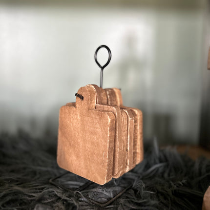 Houten onderzetters