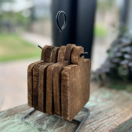 Houten onderzetters