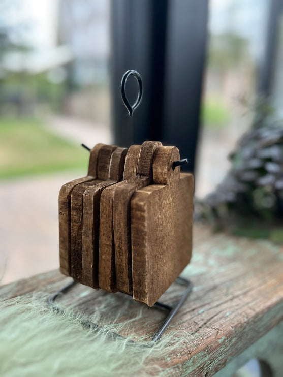 Houten onderzetters