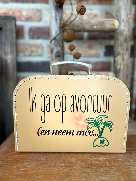 Koffertje bruin - Avontuur