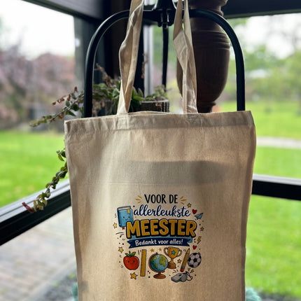 Katoenen Draagtas Meester