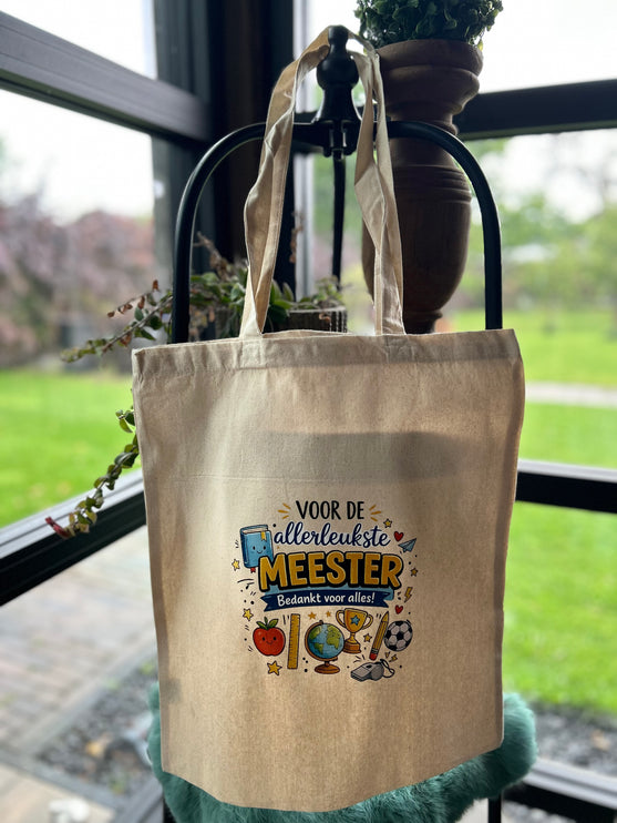 Katoenen Draagtas Meester