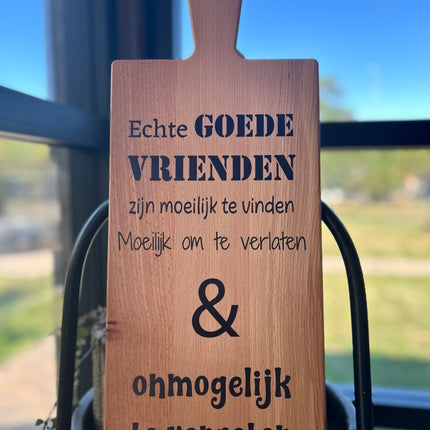 Serveerplank vriendschap 49 cm