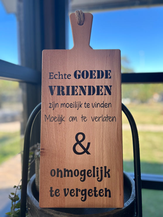 Serveerplank vriendschap 49 cm