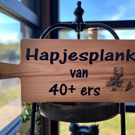 Serveerplank - Hapjesplank van 40+ ers