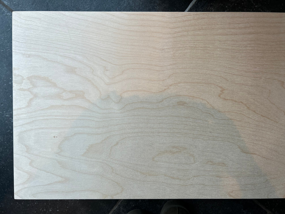 Houten kist (rechthoek) met deksel en opdruk - 60x40x23 cm met vaste deksel