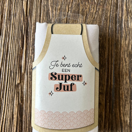 Keukenschort Superjuf