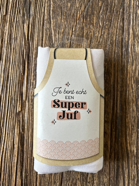 Keukenschort Superjuf