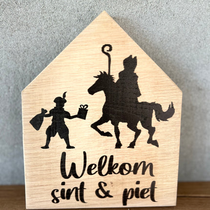 Huisje Sinterklaas Zwart