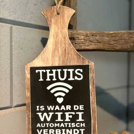 Teksthanger Thuis Wifi