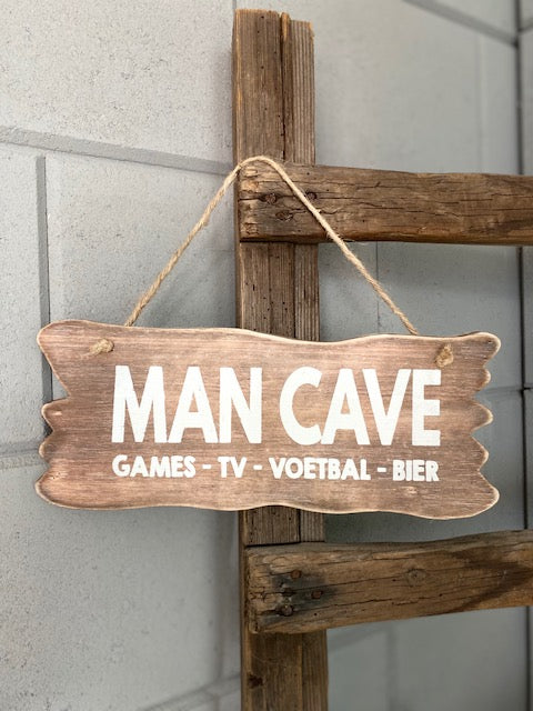 Teksthanger Mancave