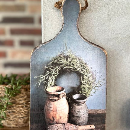 Houten Plankje met Print A