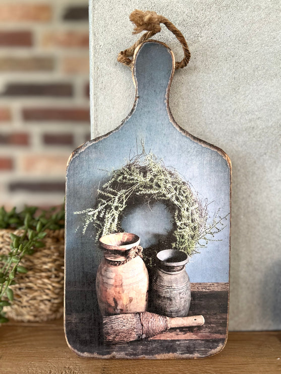 Houten Plankje met Print A