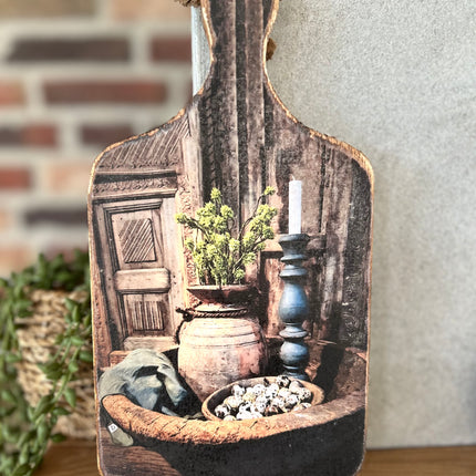 Houten Plankje met Print C