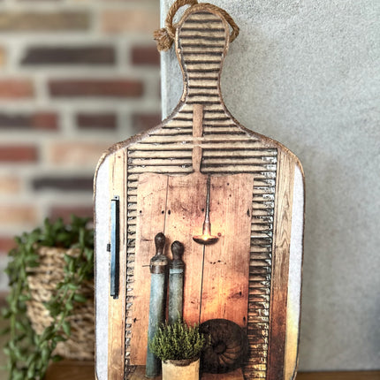 Houten Plankje met Print D