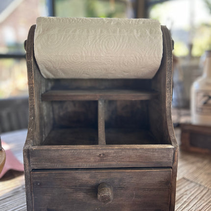 Houten Decoratie Keukenrolhouder Groot