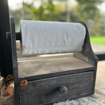 Houten Decoratie Keukenrolhouder Klein