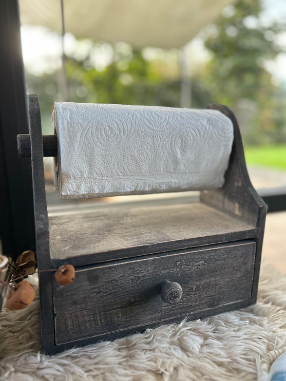 Houten Decoratie Keukenrolhouder Klein