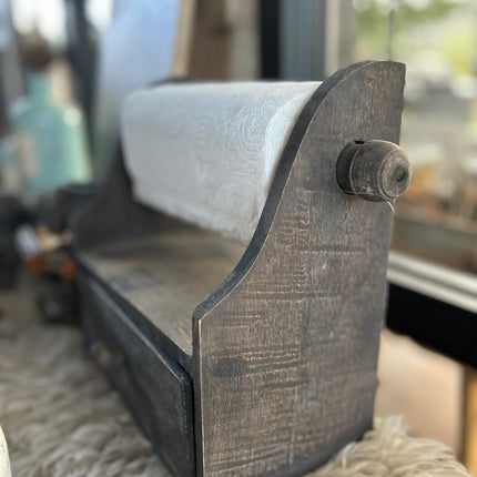 Houten Decoratie Keukenrolhouder Klein