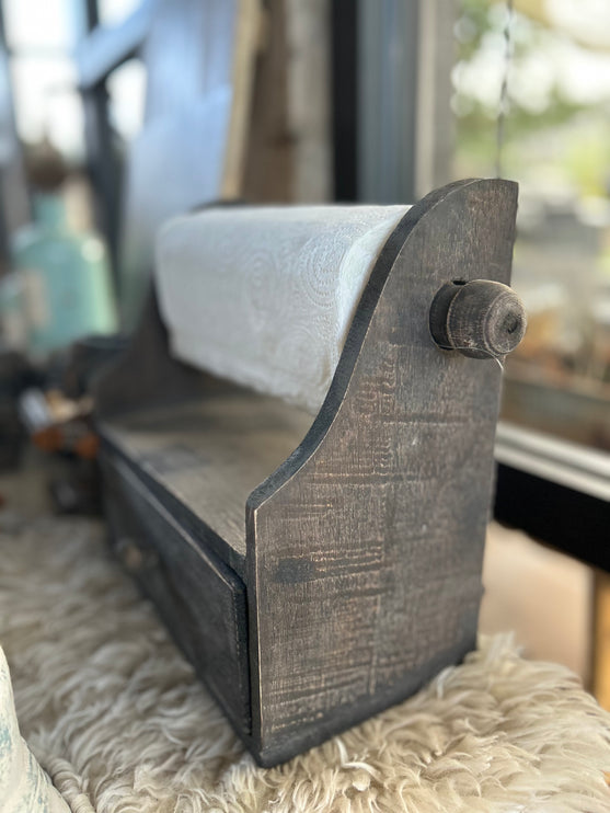 Houten Decoratie Keukenrolhouder Klein