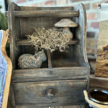 Houten Decoratie Keukenrolhouder Groot