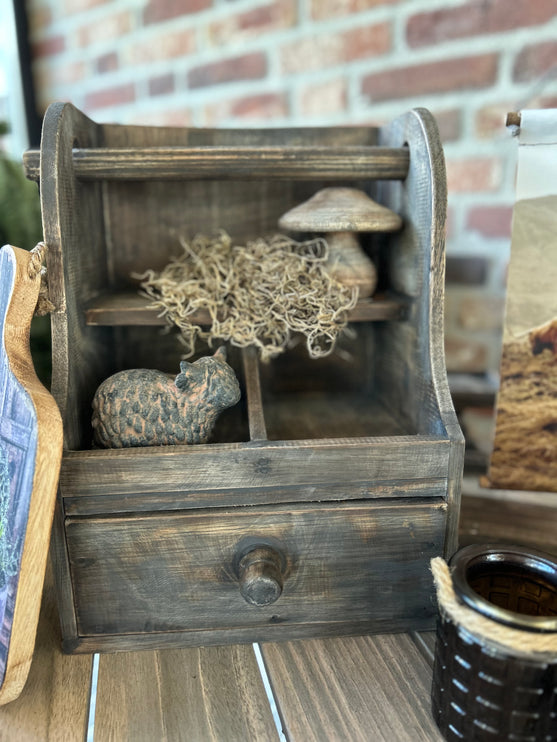 Houten Decoratie Keukenrolhouder Groot