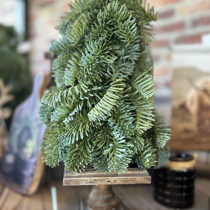 Houten Plateau Mini met Nobilis kunstboompje
