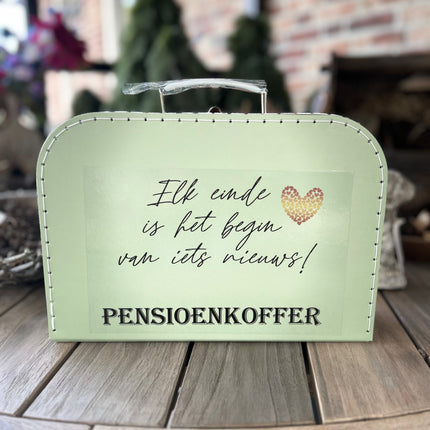 Koffertje groen  - Pensioen