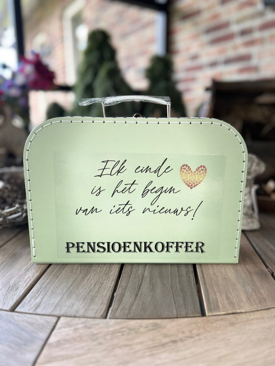 Koffertje groen  - Pensioen