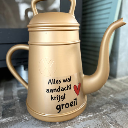 Gieter Goud - alles wat aandacht krijgt groeit